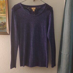 North Crest classic thermal shirt size medium in purple
